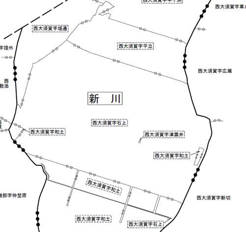 千葉県成田市行政区画変更住所変更の変更図３