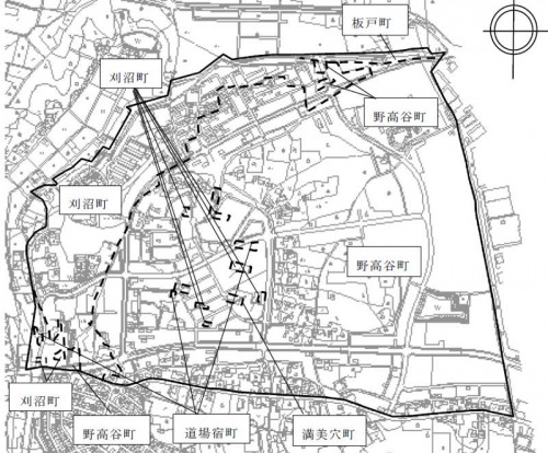 2013年03月栃木県宇都宮市住居表示住所変更の区域図２