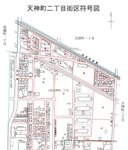 201310東京都小平市住居表示住所変更の区域図３