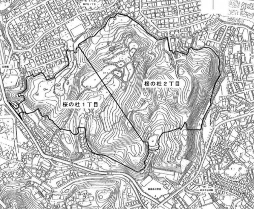 兵庫県神戸市須磨区2014年3月1日住居表示住所変更区域図　新町名