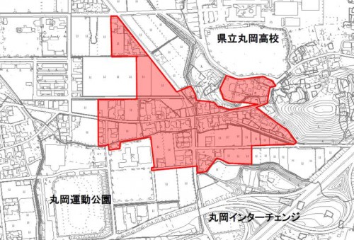 福井県坂井市2014年8月1日地籍調査による地番整理住所変更区域図他１