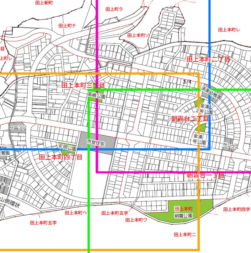 石川県金沢市の区画整理事業による住所変更 15年1月実施 2 住所データ 郵便番号データの日本基盤データベース