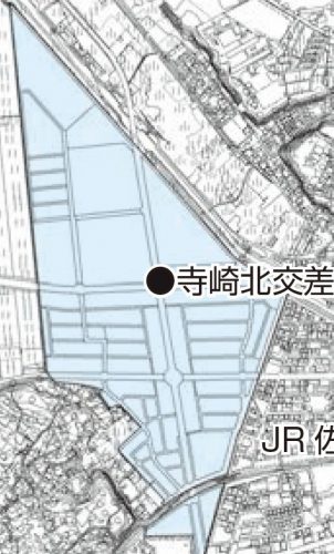 千葉県佐倉市2015年1月31日区画整理事業住所変更区域図他１