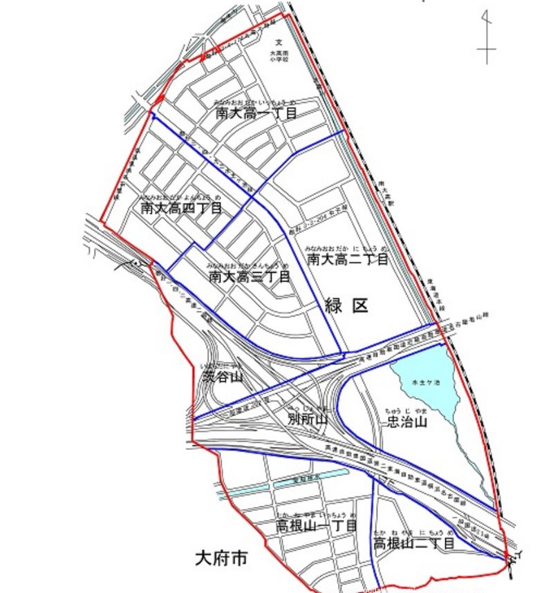 愛知県名古屋市緑区2015年9月12日町の区域及び名称変更住所変更区域図他１