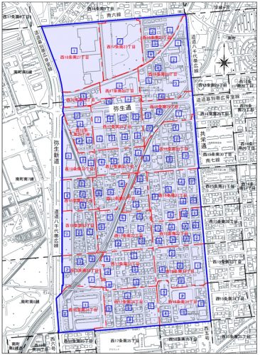 北海道帯広市2015年10月5日字の区域及び名称変更住所変更区域図他1