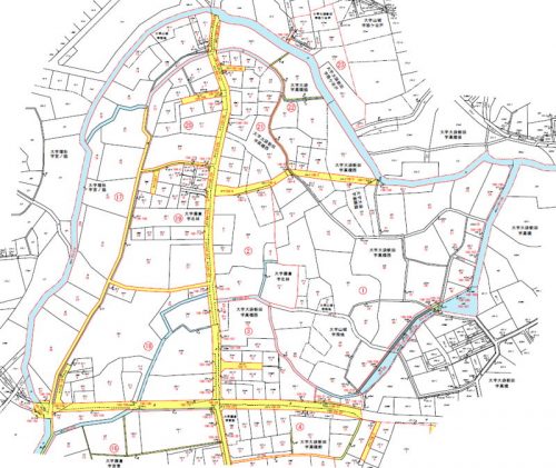 埼玉県川越市2016年3月7日町名地番変更住所変更区域図他1