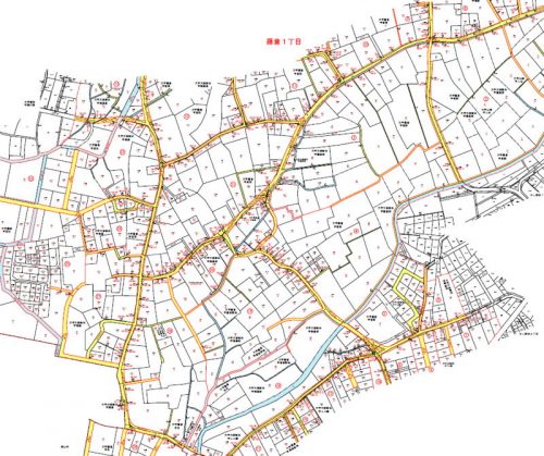 埼玉県川越市2016年3月7日町名地番変更住所変更区域図他3