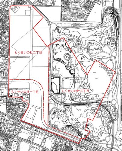 東京都昭島市2016年4月1日住居表示住所変更区域図他2