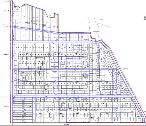 宮城県仙台市若林区2016年8月20日区画整理事業住所変更区域図他2