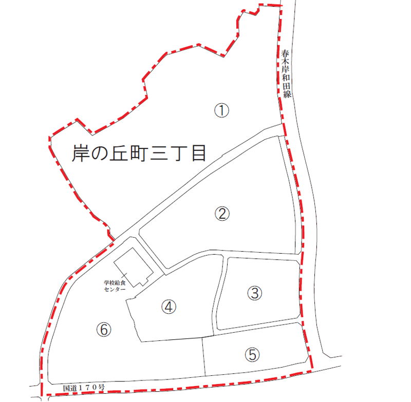 大阪府岸和田市2016年8月1日住居表示住所変更区域図他１