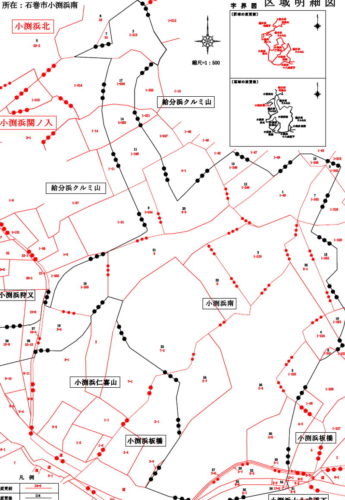 宮城県石巻市2016年10月7日字の区域及び名称変更住所変更区域図他2