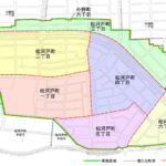 愛知県春日井市2016年11月19日区画整理事業住所変更区域図他1