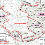 沖縄県中頭郡西原町2016年11月5日区画整理事業住所変更区域図他1