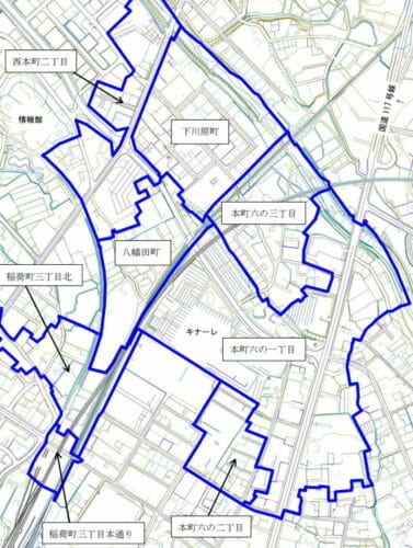 新潟県十日町市2016年11月12日町の区域及び名称変更住所変更区域図他2