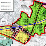 千葉県松戸市2017年2月1日区画整理事業住所変更区域図他1