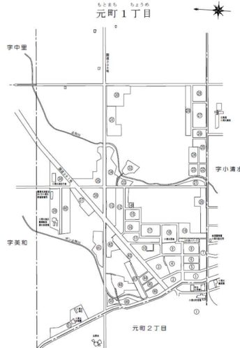 北海道斜里郡小清水町2017年10月10日住居表示住所変更区域図他１