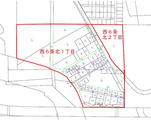 北海道白糠郡白糠町2017年9月23日字名改正事業による住所変更区域図他2