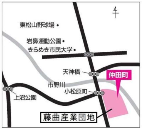 埼玉県東松山市2017年8月30日区画整理事業住所変更区域図他１