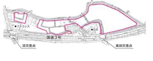 福岡県古賀市2017年11月25日区画整理事業住所変更区域図他１