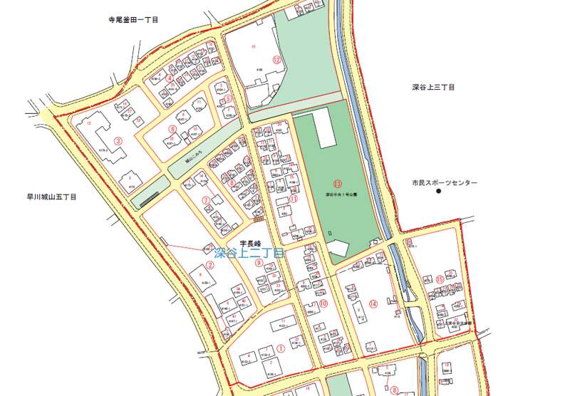 神奈川県綾瀬市2018年2月13日住居表示住所変更区域図他１