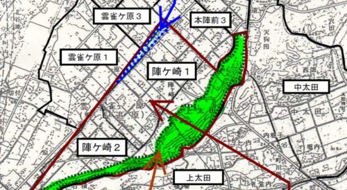 福島県南相馬市2018年4月1日字の区域及び名称変更住所変更区域図他１