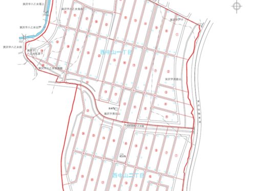 宮城県仙台市泉区2018年7月23日住居表示住所変更区域図他１