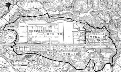 秋田県秋田市2018年6月1日住居表示住所変更区域図他１