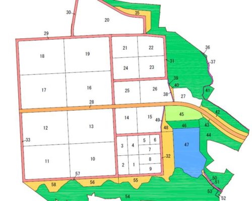 福島県郡山市2018年6月23日区画整理事業住所変更区域図他１