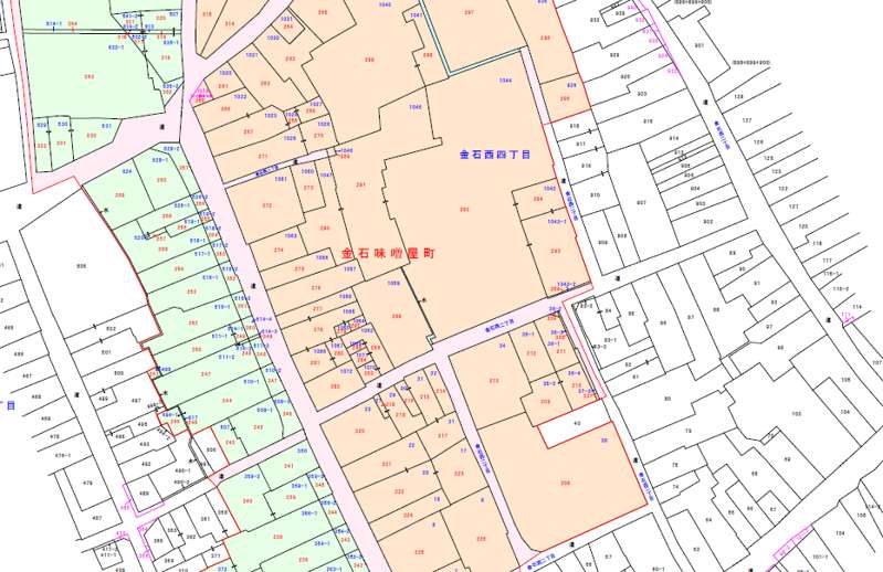 石川県金沢市の旧町名復活事業による住所変更 18年11月実施 住所データ 郵便番号データの日本基盤データベース