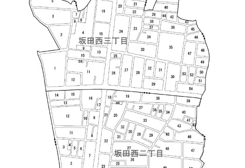 埼玉県桶川市2019年2月9日区画整理事業住所変更区域図他１