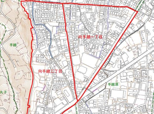 静岡県静岡市駿河区2019年2月9日住居表示住所変更区域図他１