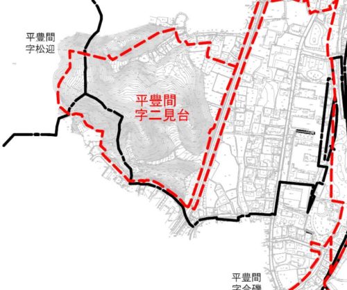 福島県いわき市2019年3月2日区画整理事業住所変更区域図他2