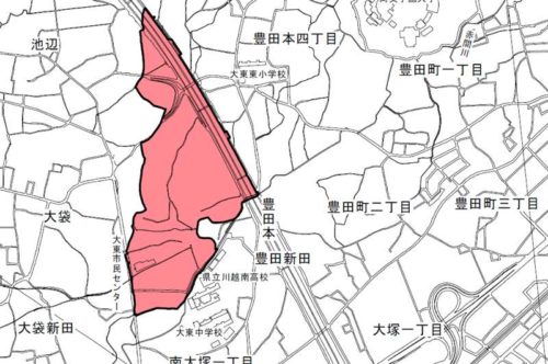 埼玉県川越市2019年3月4日町名地番整理住所変更区域図他１