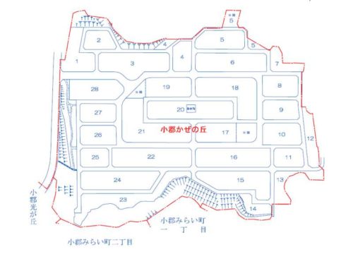 山口県山口市2019年2月16日住居表示住所変更区域図他１