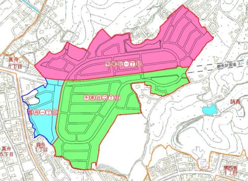 千葉県木更津市2019年3月23日区画整理事業住所変更区域図他１