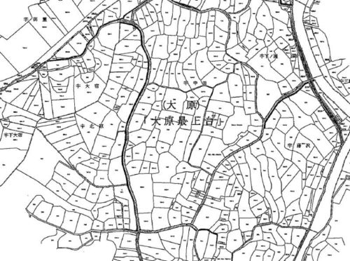 千葉県いすみ市2019年8月10日区画整理事業住所変更区域図他１