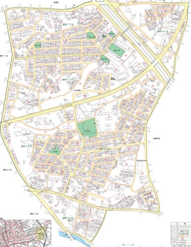 千葉県千葉市中央区2020年2月3日住居表示住所変更区域図他2