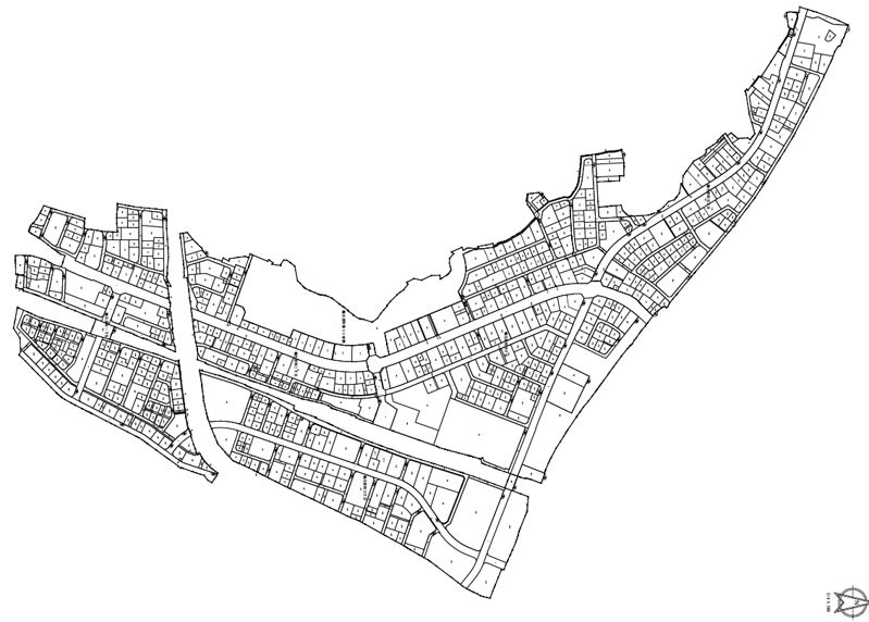 岩手県釜石市2020年4月25日区画整理事業住所変更区域図他１