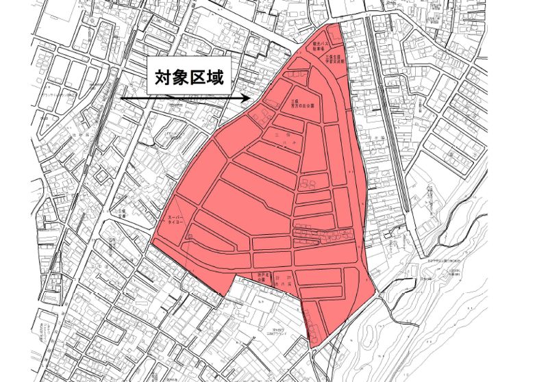 静岡県静岡市清水区2020年5月30日区画整理事業住所変更区域図他１