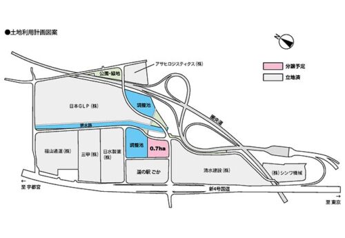 茨城県猿島郡五霞町2020年9月11日区画整理事業住所変更区域図他2