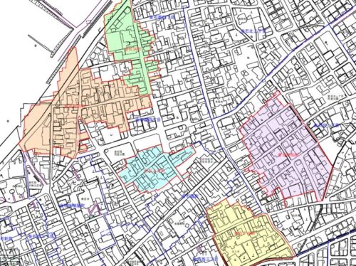 石川県金沢市2020年11月1日住居表示住所変更区域図他１