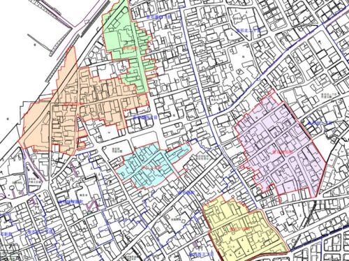 石川県金沢市2020年11月1日住居表示住所変更区域図他１