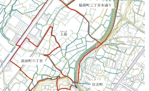 新潟県十日町市2020年11月16日地籍調査による地番整理住所変更区域図他２
