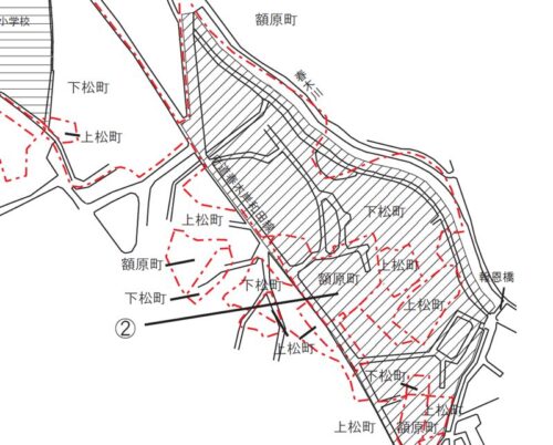 大阪府岸和田市2020年11月30日住居表示住所変更区域図他１
