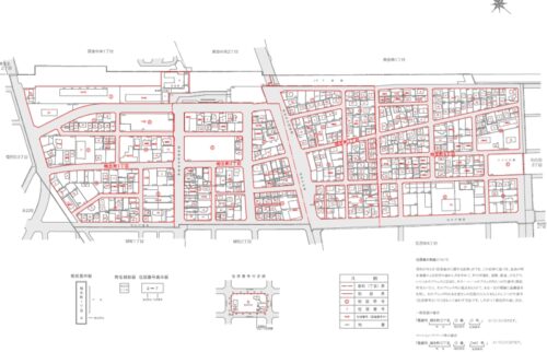 北海道恵庭市2021年3月13日住居表示住所変更区域図他１