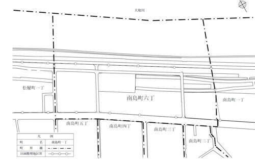 大阪府堺市堺区2021年3月29日住居表示住所変更区域図他１
