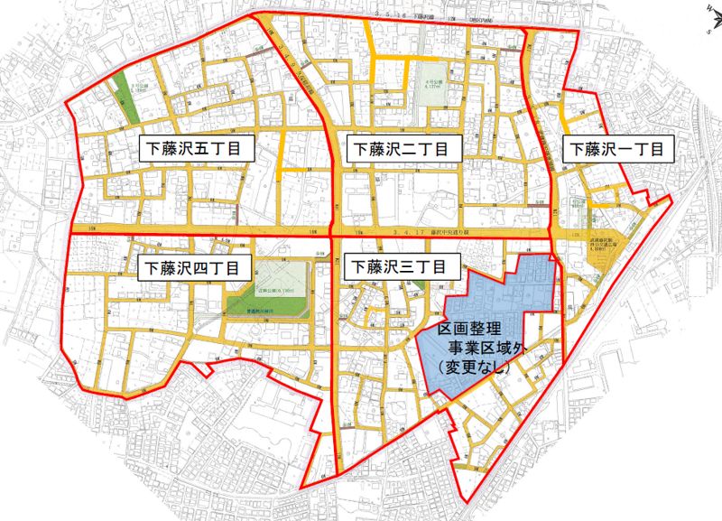 埼玉県入間市2021年5月1日区画整理事業住所変更区域図他１