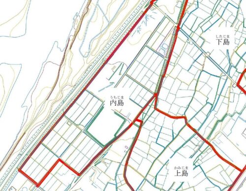 新潟県十日町市2021年11月15日地籍調査による地番整理住所変更区域図他１ 