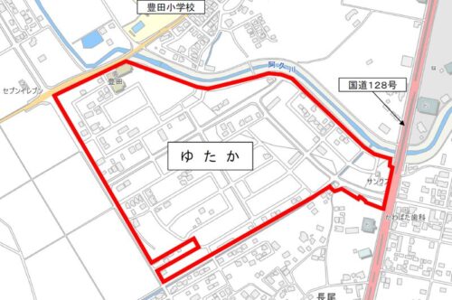 千葉県茂原市2022年2月19日区画整理事業住所変更区域図他１
