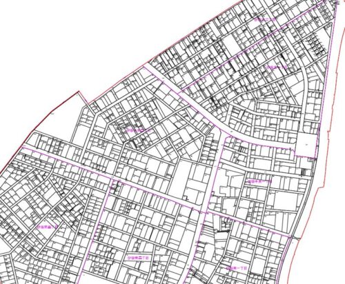 埼玉県久喜市2022年3月19日区画整理事業住所変更区域図他１